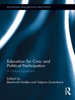 cover image of Education for Civic and Political Participation
